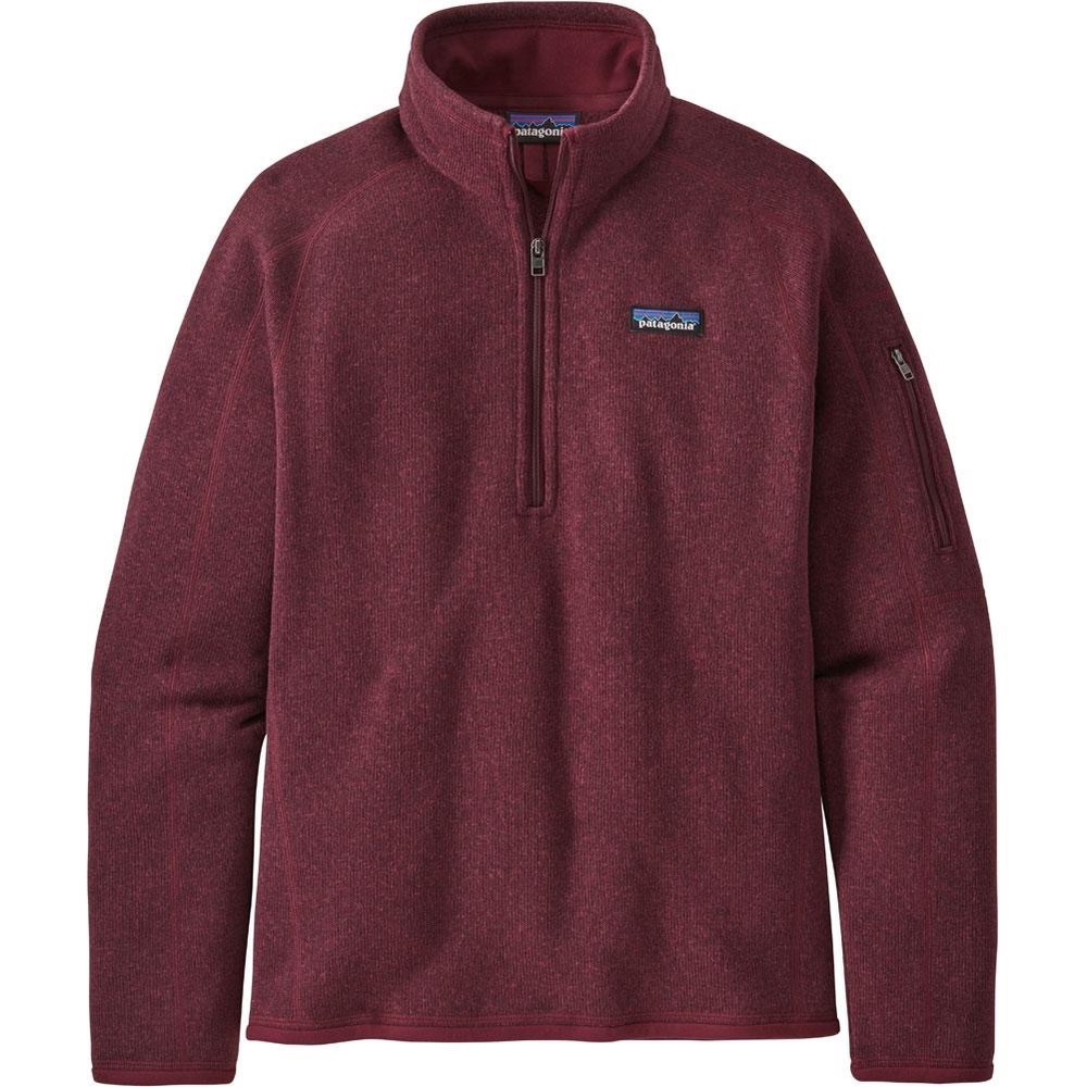 PATAGONIA BETTER SWEATER 1/4-ZIP FLEECE WOMEN'S CHICORY RED - SIZE XXL. NWOT